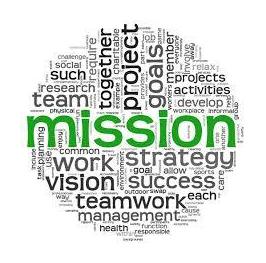 Mission icon with border