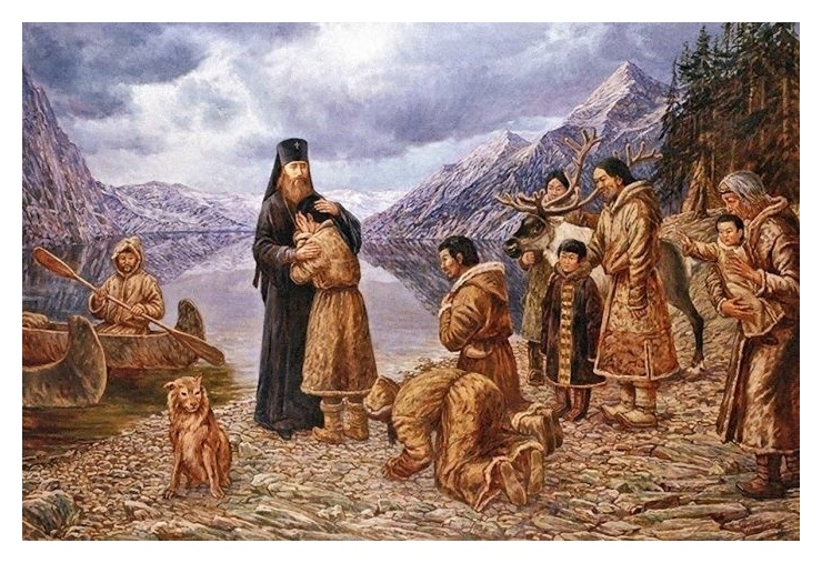 Russia - Alaska with border